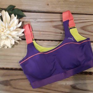 Like New Puma color block sports bra
